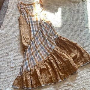 Free People Bohemian Patchwork Maxi Dress